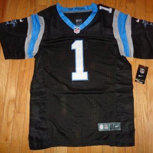 Panthers Cam Newton NFL On-Field Black Jersey